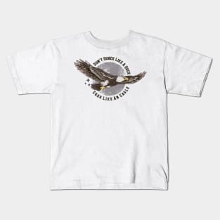 eagle stamp vintage Kids T-Shirt